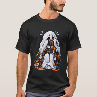 Verängstigter Geist – Süßer gruseliger Halloween T-Shirt