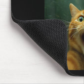 Verängstigtes Katzen-Selfie mit Geist _ Lustiger H Mousepad (Ecke)