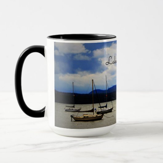 verankert am Champlain-See Tasse (Links)