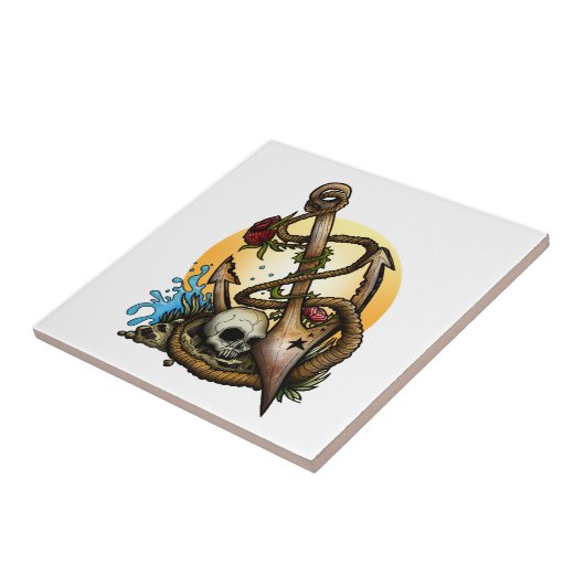 verankert fliese (Seite)