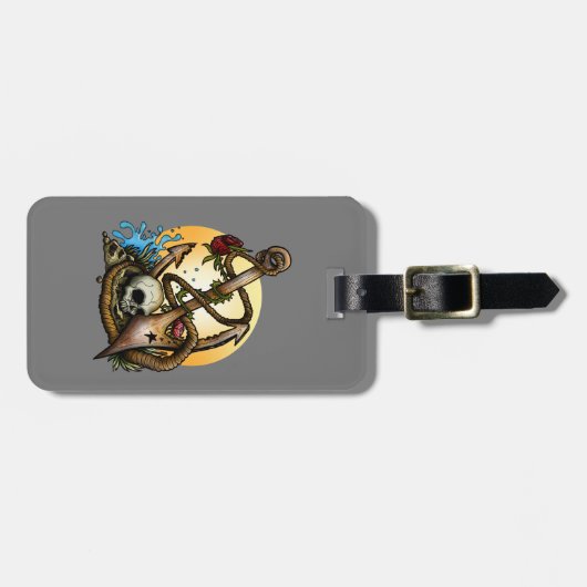 verankert gepäckanhänger (Vorderseite horizontal)