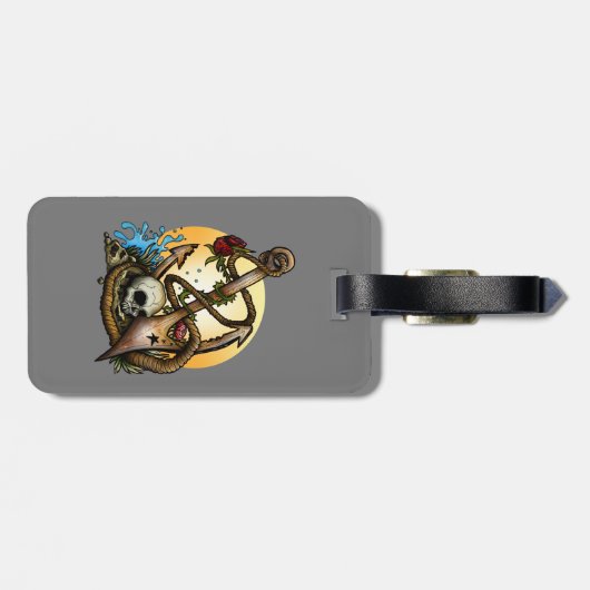 verankert gepäckanhänger (Rückseite horizontal)