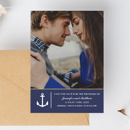 verankert in der Liebe Nautic Rustic Anchor Save The Date