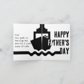 Verankert in der Liebe: Vatertagskarte Dankeskarte (Innenseite)