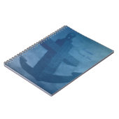 Verankert in ihm notizblock (Linke Seite)