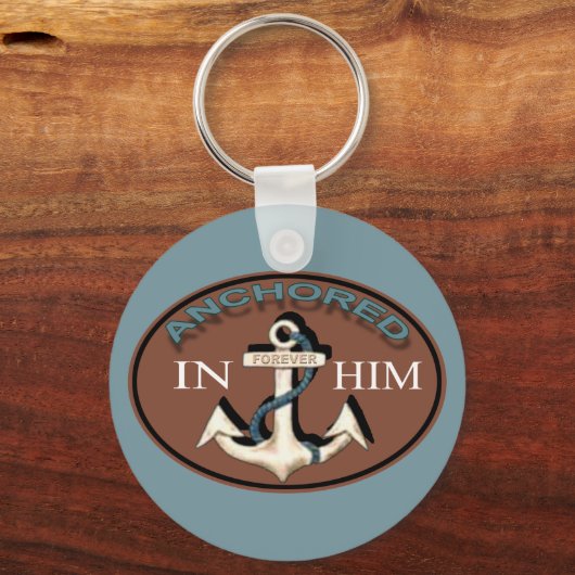 verankert in Ihm Schlüsselanhänger (Vorderseite)