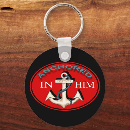 verankert in Ihm Schlüsselanhänger (Vorderseite)