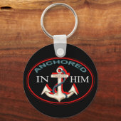 verankert in Ihm Schlüsselanhänger (Vorderseite)
