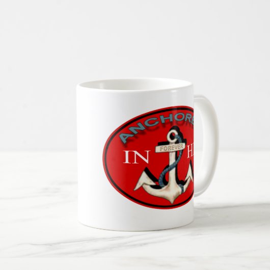 verankert in Ihm Tasse (VorderseiteRechts)