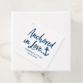 verankert in Liebe Beach Schönheits-Hochzeit Geschenkanhänger (Beispiel)