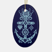 Verankert Keramik Ornament (Links)