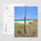 verankert postkarte (Vorne/Hinten)