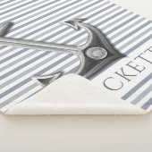 verankerte Streifen Sherpadecke (3/4)