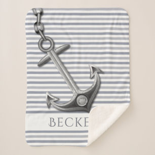 verankerte Streifen Sherpadecke