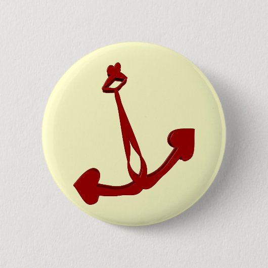 Verankerter Herz-Knopf Button (Vorderseite)