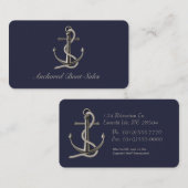 Verankertes Seil Visitenkarte (Vorne/Hinten)