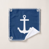 Verankerung im Rahmen des Seilrahmens Badhandtuch Set (Waschlappen)