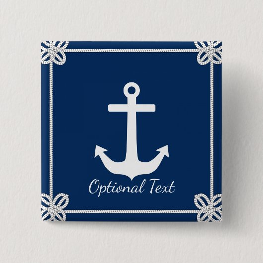 Verankerung im Rahmen des Seilrahmens Button (Vorderseite)