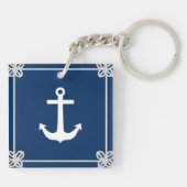 Verankerung im Rahmen des Seilrahmens Schlüsselanhänger (Rückseite)