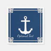 Verankerung im Rahmen des Seilrahmens Serviette (Vorderseite)