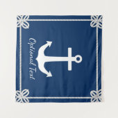 Verankerung im Rahmen des Seilrahmens Wandteppich (Vorderseite (Horizontal))