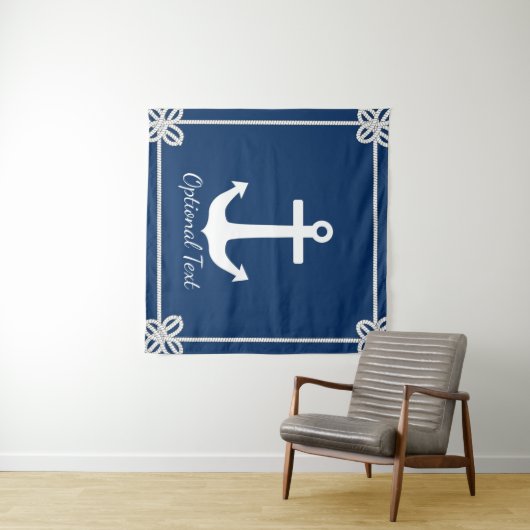 Verankerung im Rahmen des Seilrahmens Wandteppich (Beispiel (Horizontal))