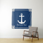 Verankerung im Rahmen des Seilrahmens Wandteppich (Beispiel)