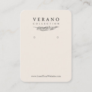 Verano Mighty Earring vertikal Visitenkarte
