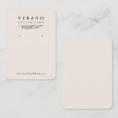 Verano Mighty Earring vertikal Visitenkarte (Vorne/Hinten)