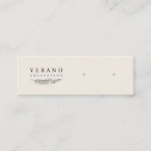 Verano Mini Earring Horizontal Mini Visitenkarte (Vorderseite)
