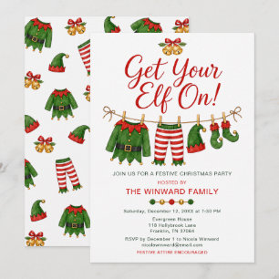 Veranstalte deine Elf-Christmas-Party Einladung