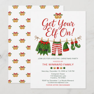 Veranstalte deine Elf-Christmas-Party Einladung