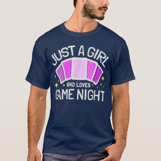 Veranstalte Spielabend Familienspielabend Geschenk T-Shirt