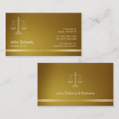 VERANSTALTER AUF RECHT | Elegant Visitenkarte (Vorne/Hinten)