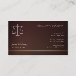 VERANSTALTER AUF RECHT | Elegant Visitenkarte