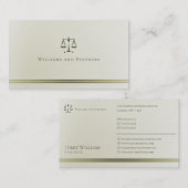 VERANSTALTER AUF RECHT | Elegante Visitenkarte (Vorne/Hinten)