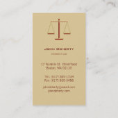 VERANSTALTER AUF RECHT | Modern Visitenkarte (Rückseite)