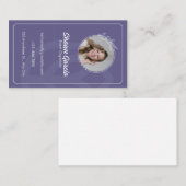 Veranstalter von Visitenkarten-Veranstaltungen Telefonnummerkarte (Vorne/Hinten)