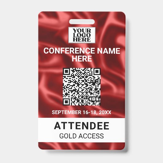 Veranstaltung der Red Satin Messe Ausweis (Vorderseite)