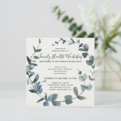 VERANSTALTUNG DES GREEN FOLIAGE EUCALYPTUS WREATH  EINLADUNG (Stehend Vorderseite)