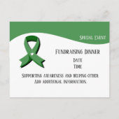 Veranstaltung "Green Awareness Ribbon" Postkarte (Vorderseite)