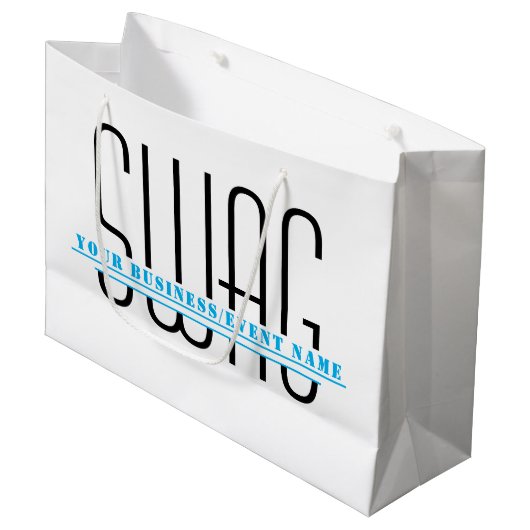 Veranstaltung Große Geschenktüte (Vorderseite Schrägansicht)