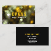 Veranstaltung Moderne Abstrakte Punkte Confetti Fu Visitenkarte (Vorne/Hinten)