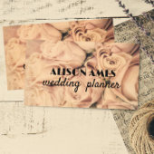 Veranstaltung oder Hochzeitsplaner mit elegantem,  Visitenkarte