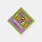 Veranstaltung "Trunk oder Leckerei Party Church" Serviette (Ecke)