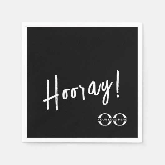 Veranstaltung zum Logo für benutzerdefinierte Unte Serviette (Vorderseite)