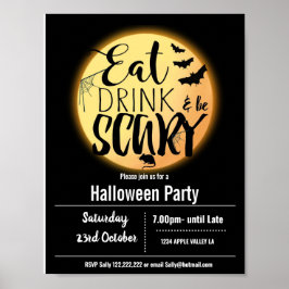 Veranstaltung zum Thema Halloween-Party Poster
