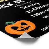 Veranstaltung zum Thema Halloween-Party Poster (Ecke)