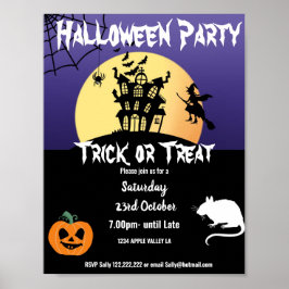 Veranstaltung zum Thema Halloween-Party Poster