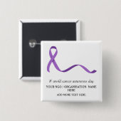 Veranstaltung zur Sensibilisierung für den Weltkre Button (Vorne & Hinten)